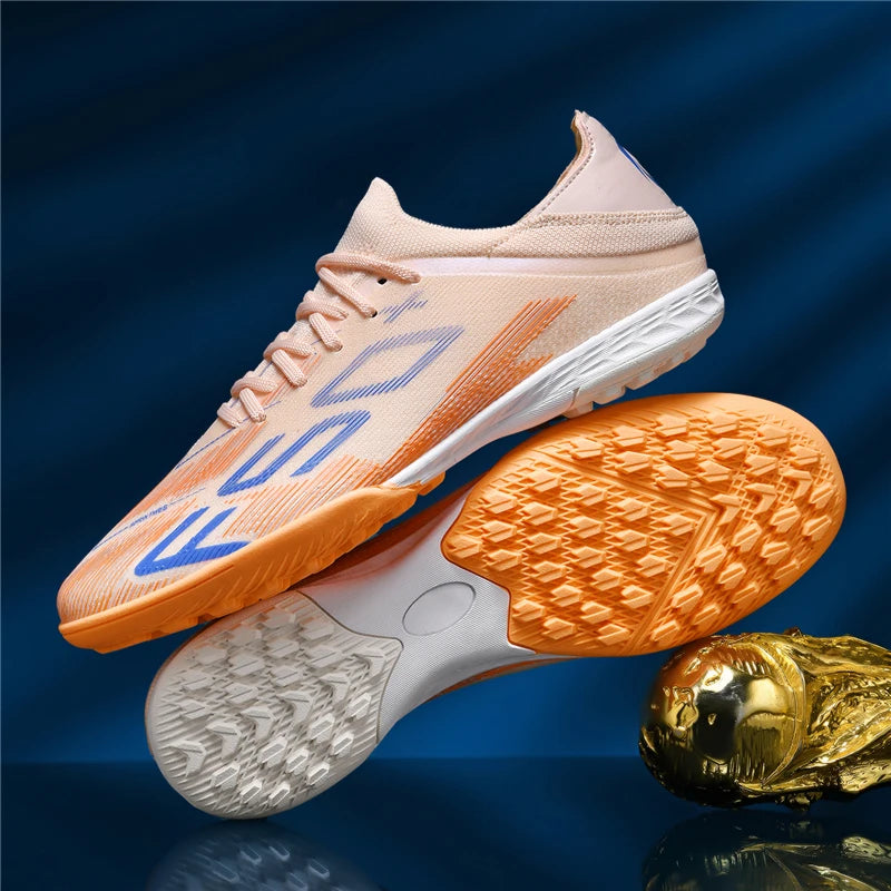 Nouvelles chaussures de football pour hommes, antidérapantes, pour futsal en salle, crampons pour terrain gazonné, baskets de haute qualité, modèle haut de gamme, très vendues, pour l'extérieur