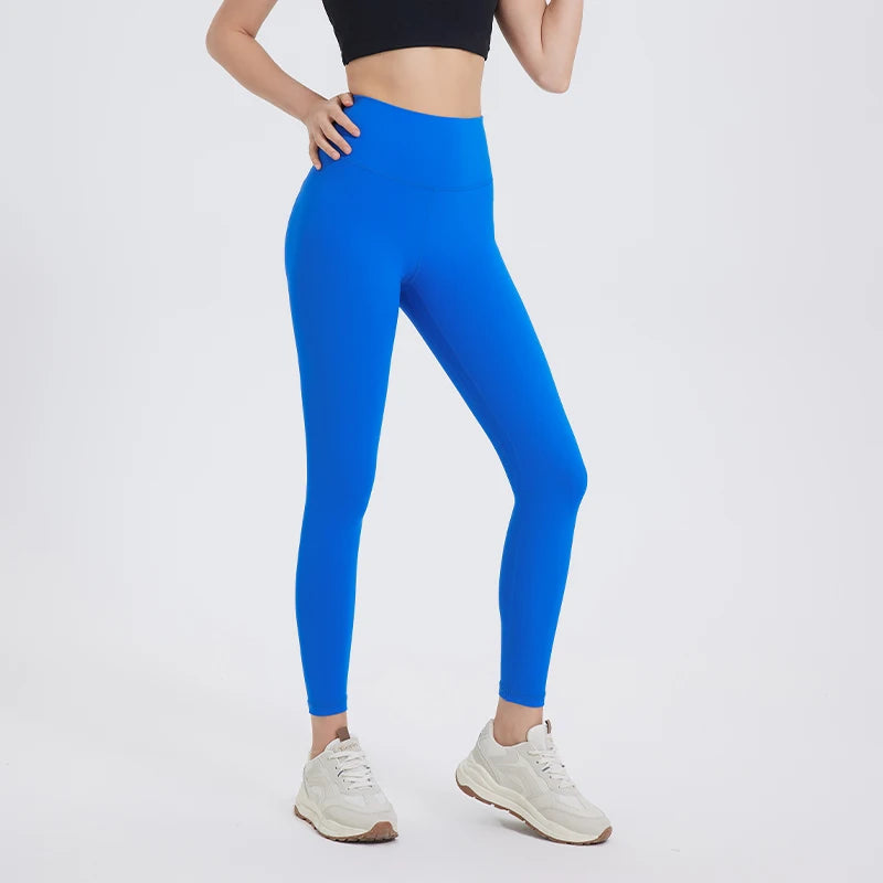 Legging de Yoga taille haute pour femmes, couleur unie, grande taille, pantalon de Sport, entraînement complet, jogging25, poche interne athlétique douce, 2.0