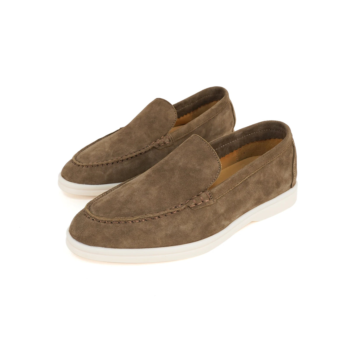 Chaussures plates de luxe en cuir pour femmes, mocassins de créateur, chaussures de marche confortables pour femmes, chaussures décontractées d'été, décontractées 44