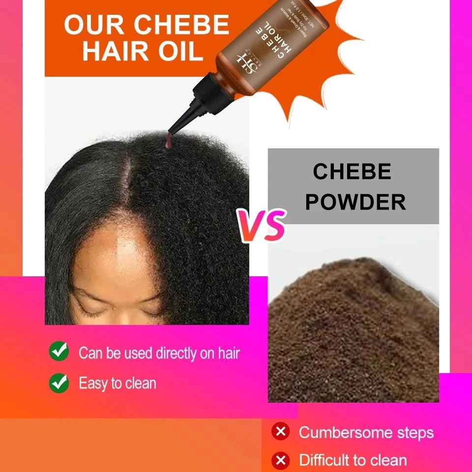 Sevich afrique huile de croissance des cheveux 30ml Traction alopecia Chebe poudre huile d'essence Anti perte de cheveux traitement produit épaissir soins des cheveux
