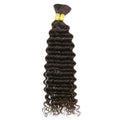 Tressage humain cheveux vague profonde en vrac cheveux humains 100g sans trame cheveux humains paquets Micro humain tressage cheveux pour Boho tresses