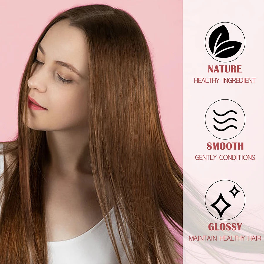 LOCKMIO Spray de protection thermique hydratant et nourrissant pour protéger les cheveux, réparation des dommages causés par la chaleur, revitalisant Anti-frisottis, produit de soins capillaires