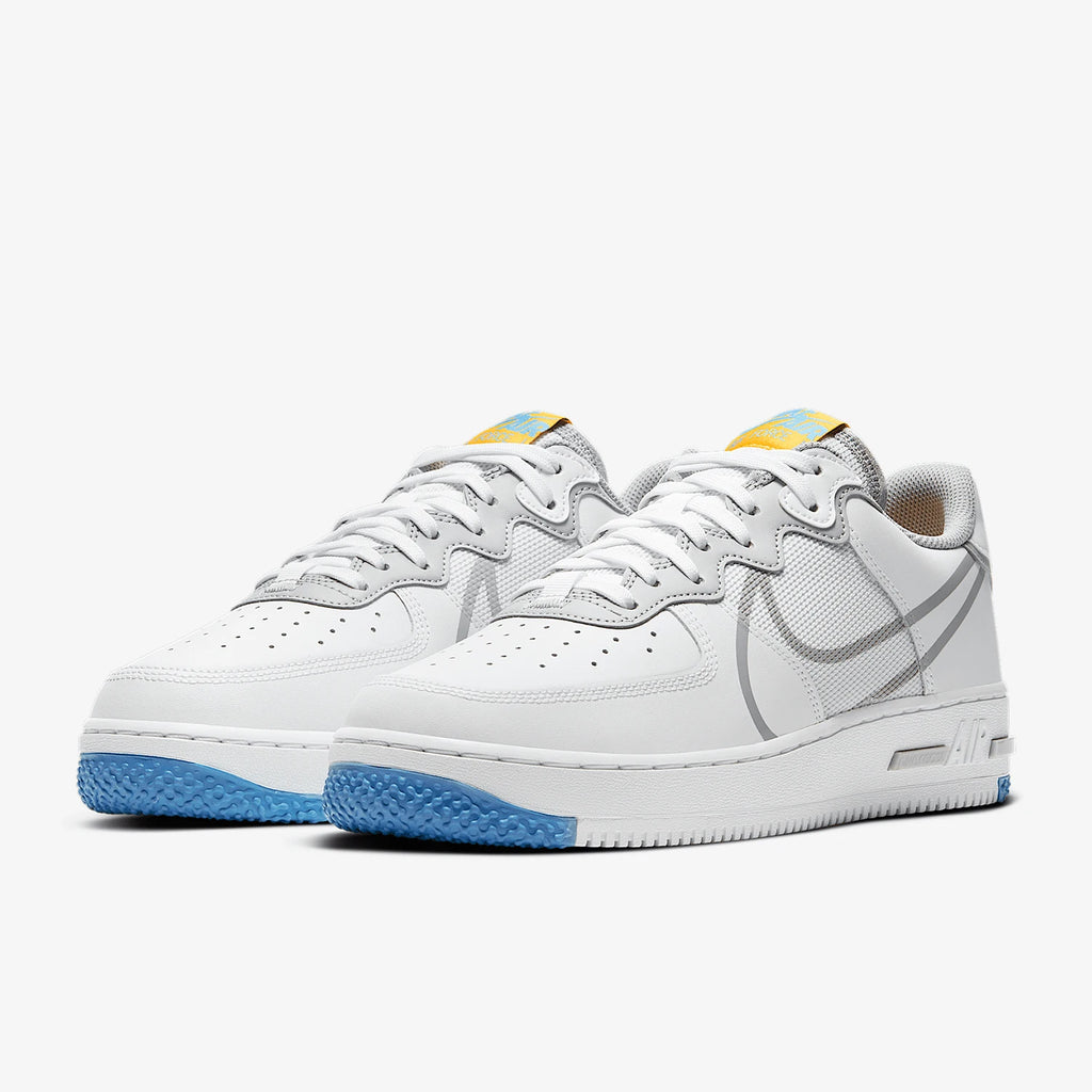 Nike Authentique AIR FORCE 1 REACT Baskets décontractées unisexes CT1020-100