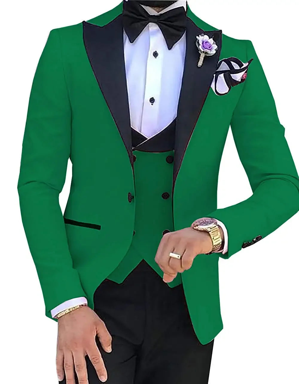 2024 hommes 3 pièces costumes pour hommes sur mesure marié garçons d'honneur Tuxedos mariage hommes costume Terno Masculino (veste + pantalon + gilet)