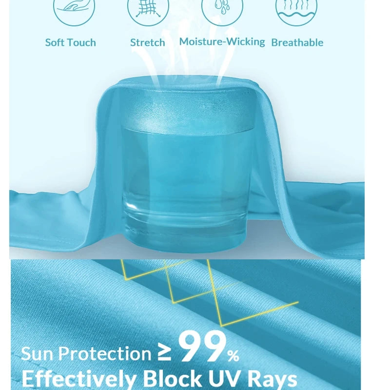 T-shirt à manches longues Nheals UPF 50+ pour homme, protection solaire UV, séchage rapide, respirant, t-shirt de protection solaire, randonnée, pêche, hauts de performance