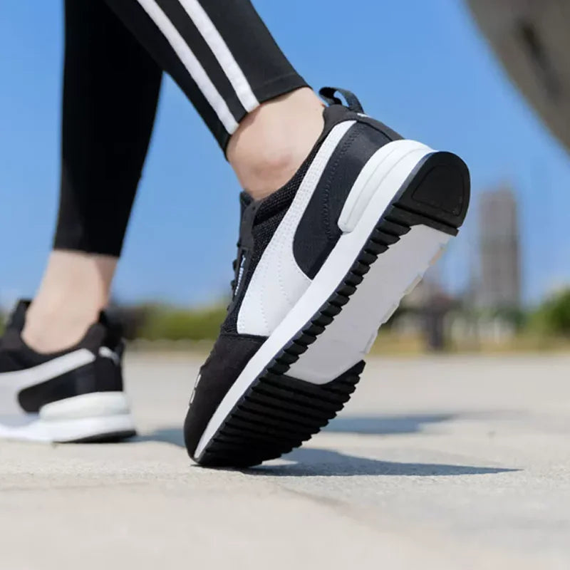 PUMA Chaussures d'entraînement unisexes 373117-01 2026, baskets de sport décontractées respirantes en maille noire pour hommes et femmes, été