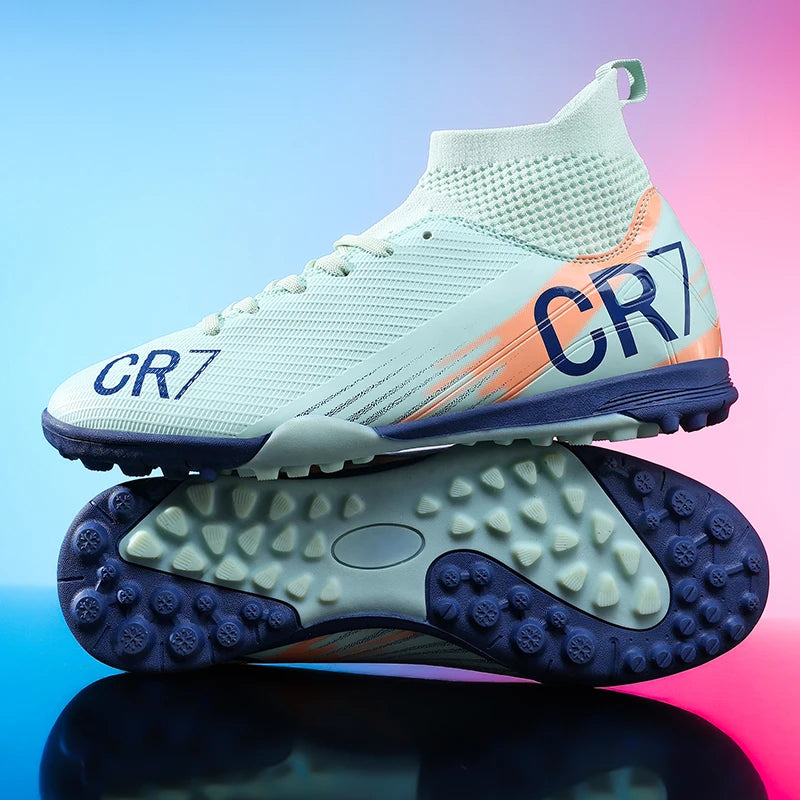 Nouvelles chaussures de football pour hommes, vente chaude, chaussures de futsal professionnelles de haute qualité, chaussures de football à crampons pour femmes, unisexe, ultra-légères, baskets TF/FG