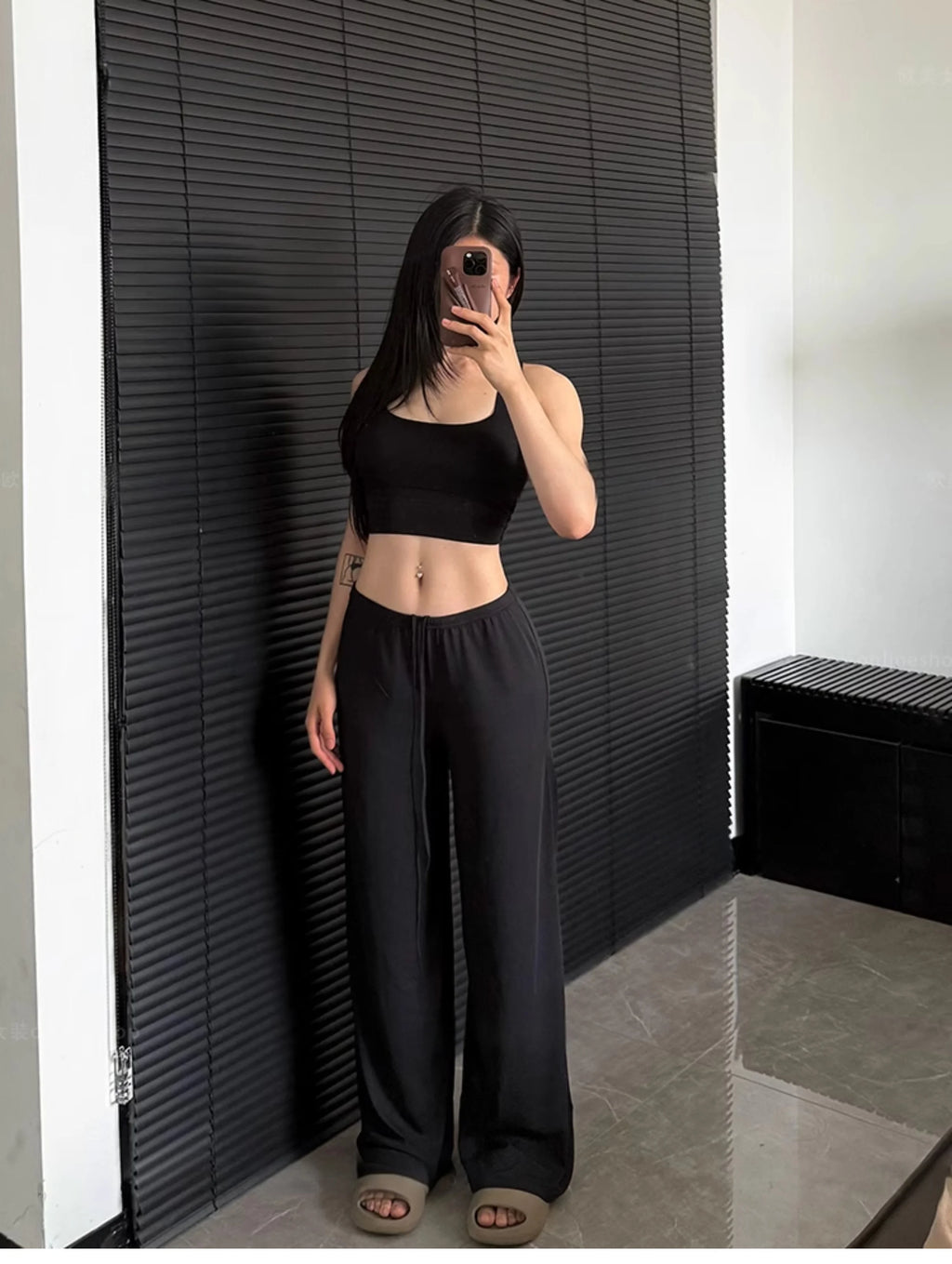 Ctenkevet-pantalon de Yoga taille haute à jambes larges pour femmes, bas de survêtement décontracté pour femmes, pantalon de survêtement Baggy droit pour l'extérieur, automne