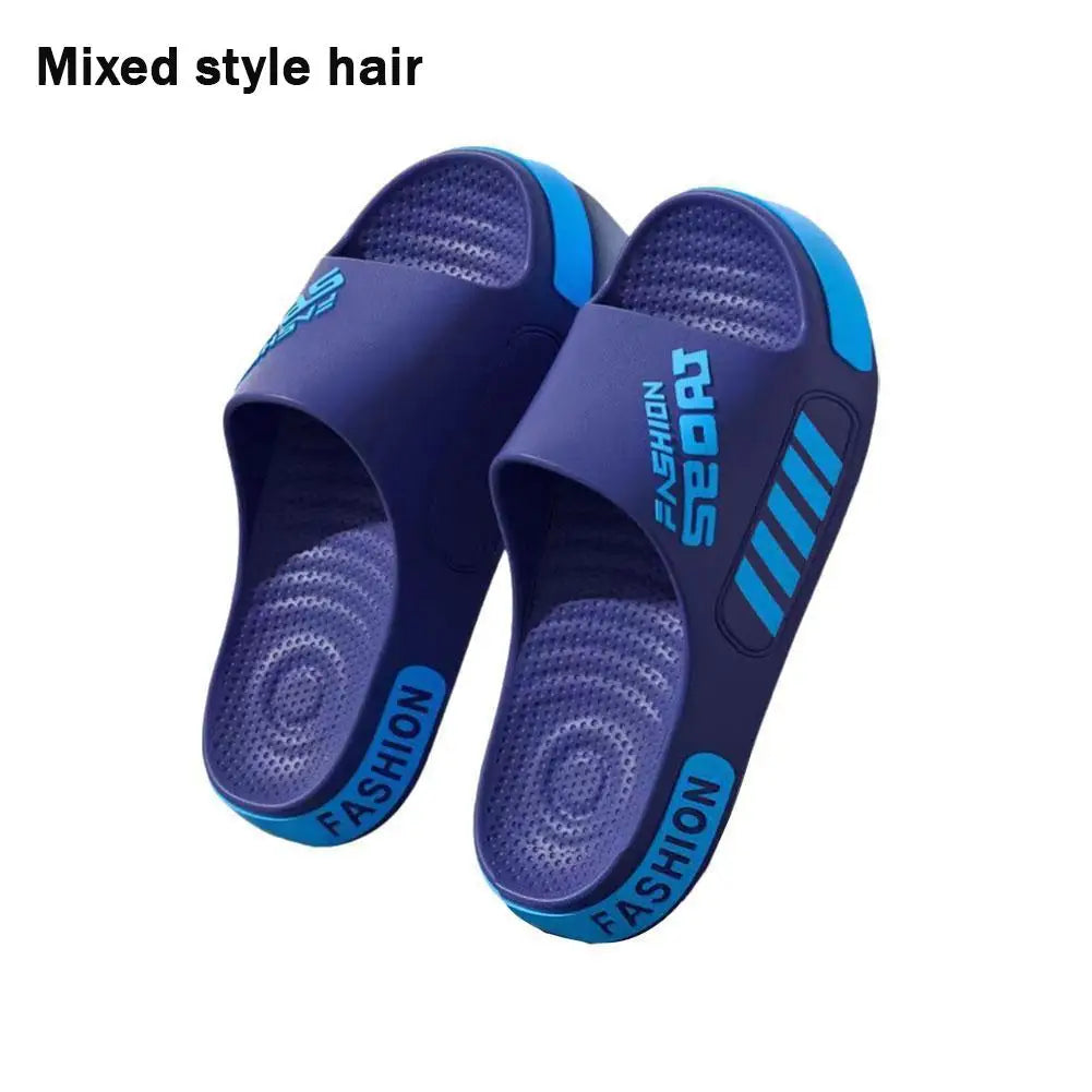 Chaussons unisexes en EVA 40-47, semelle plate, sandales ouvertes tendance pour la maison, la plage, la douche, intérieur et extérieur