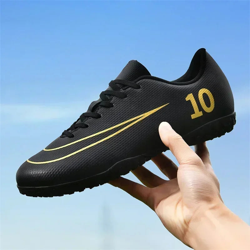 Nouvelles chaussures de football pour hommes, chaussures de football professionnelles, chaussures d'entraînement en plein air pour adultes et enfants, chaussures de sport ultralégères TF/FG, chaussures de futsal de haute q