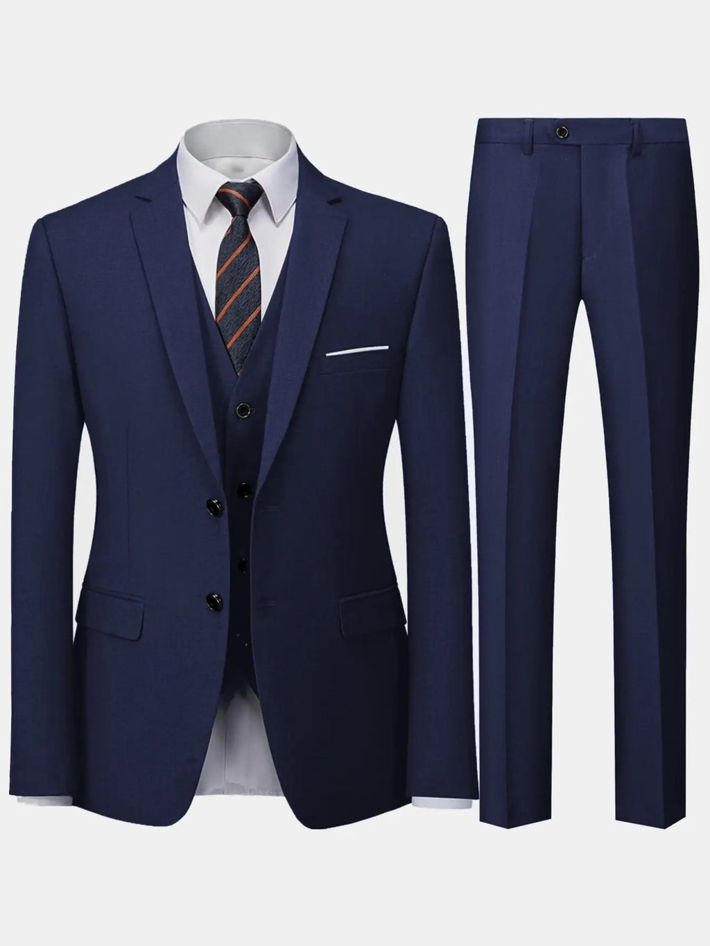 Ensemble de costume 2 pièces bordeaux pour homme (blazer + pantalon uniquement, gilet non inclus), veste et pantalon slim fit pour occasions formelles, mariage ou fête