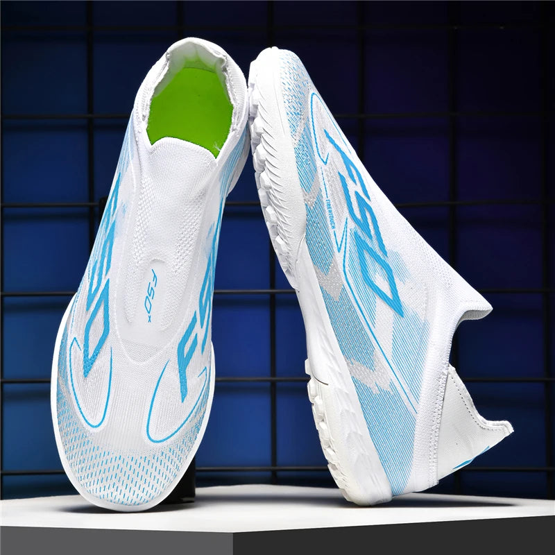 Chaussures de football pour hommes et femmes, crampons FG/TF, bottes de football originales professionnelles, pour entraînement sur gazon et en salle, baskets unisexes antidérapantes