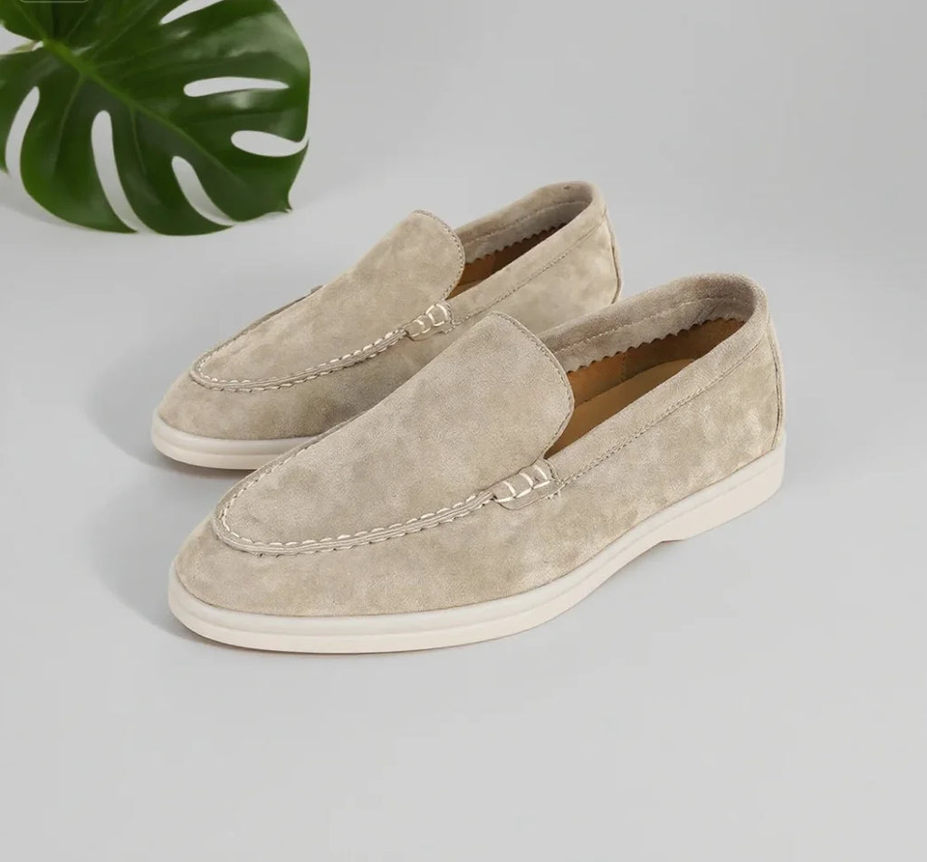 Chaussures plates de luxe en cuir pour femmes, mocassins de créateur, chaussures de marche confortables pour femmes, chaussures décontractées d'été, décontractées 44