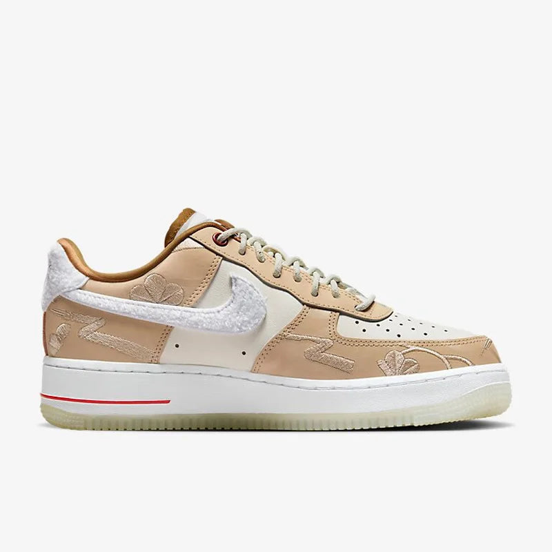 Nike véritable AIR FORCE 1 '07 LX chaussures de skate de sport pour femmes FD4341-101