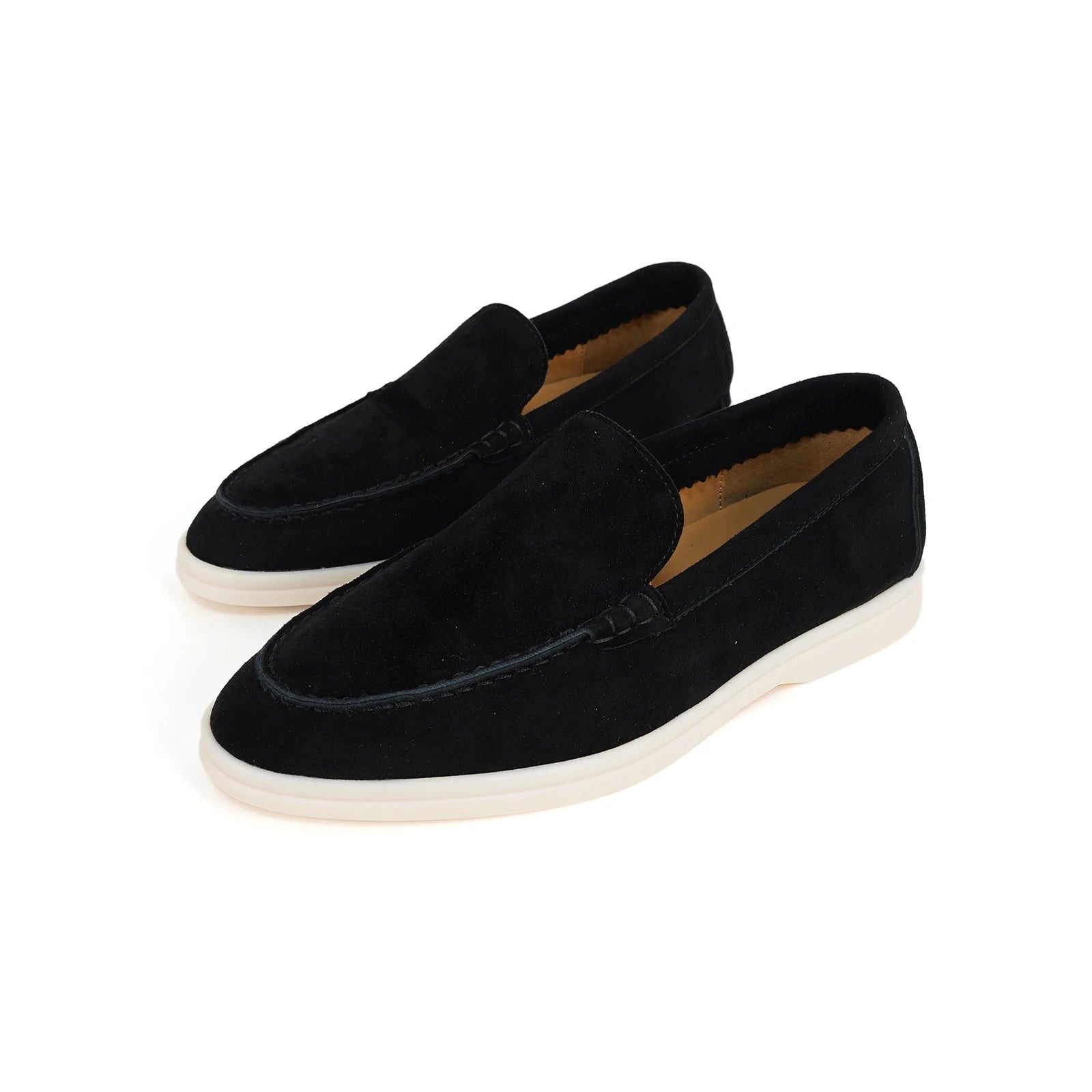 Chaussures plates de luxe en cuir pour femmes, mocassins de créateur, chaussures de marche confortables pour femmes, chaussures décontractées d'été, décontractées 44
