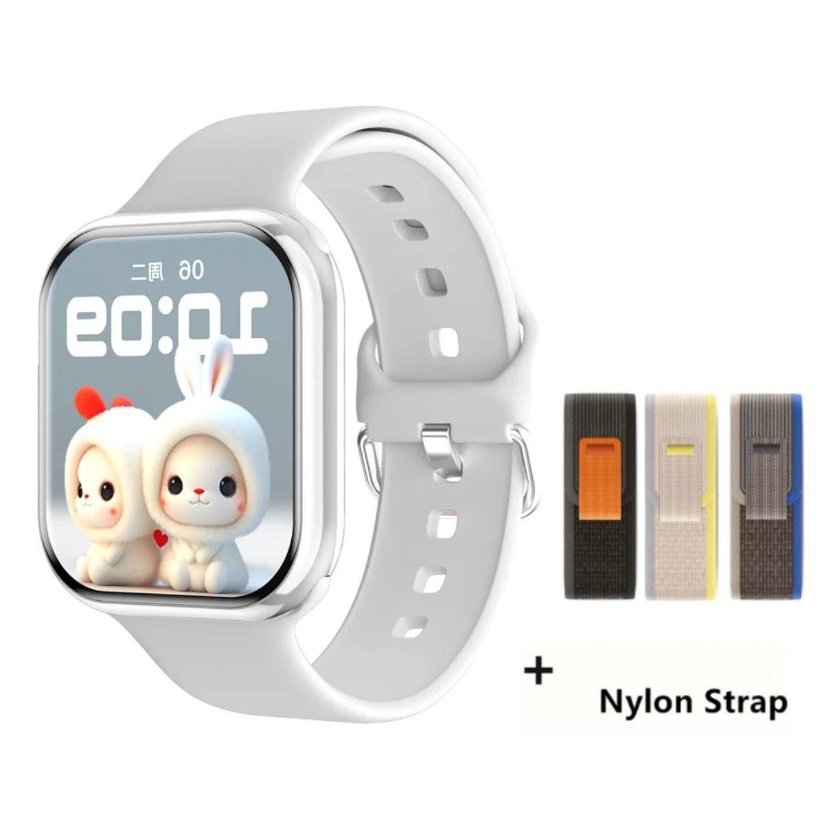 Montre connectée GPS pour hommes et femmes, compatible avec Apple Watch série 10, affichage permanent, mesure de la température corporelle, appels Bluetooth, NFC, pour iOS et Android