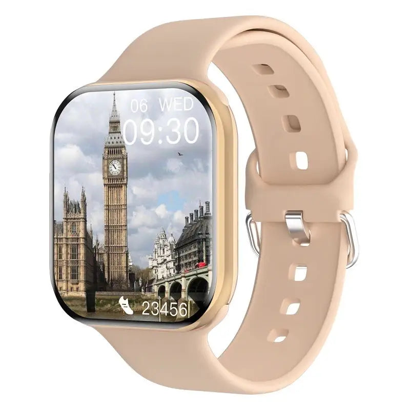 Montre connectée GPS pour hommes et femmes, compatible avec Apple Watch série 10, affichage permanent, mesure de la température corporelle, appels Bluetooth, NFC, pour iOS et Android