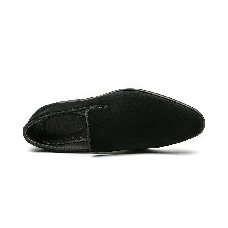 Chaussures provoqué en cuir suédé pour hommes, mocassins marron, marque de créateur italien, bureau d'affaires, boîte de nuit, fête, livraison directe, Dhp8Q, printemps