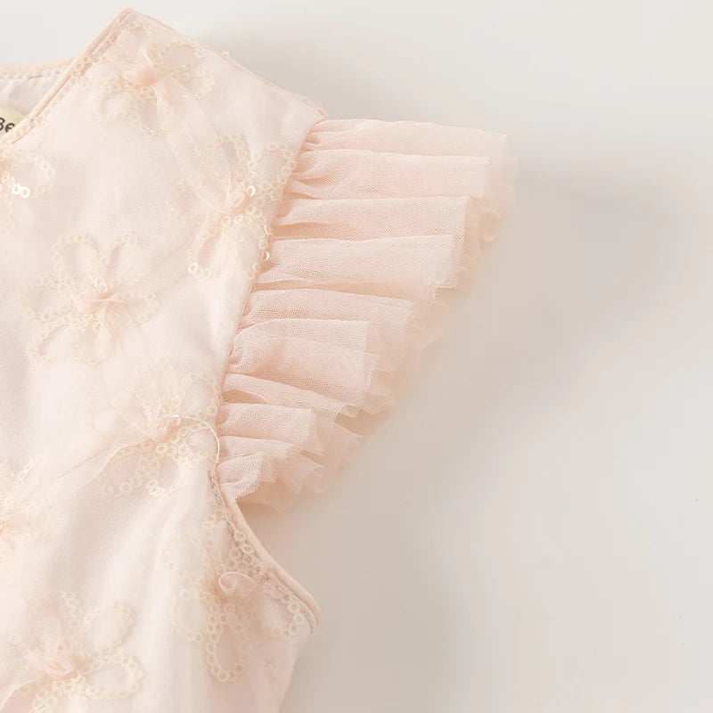Fur ses-Robe de princesse MACGirl pour enfants, rose fibre, maille, Noble, mignon, doux, charme, fête, nouveau, été, 2024, DK2240331