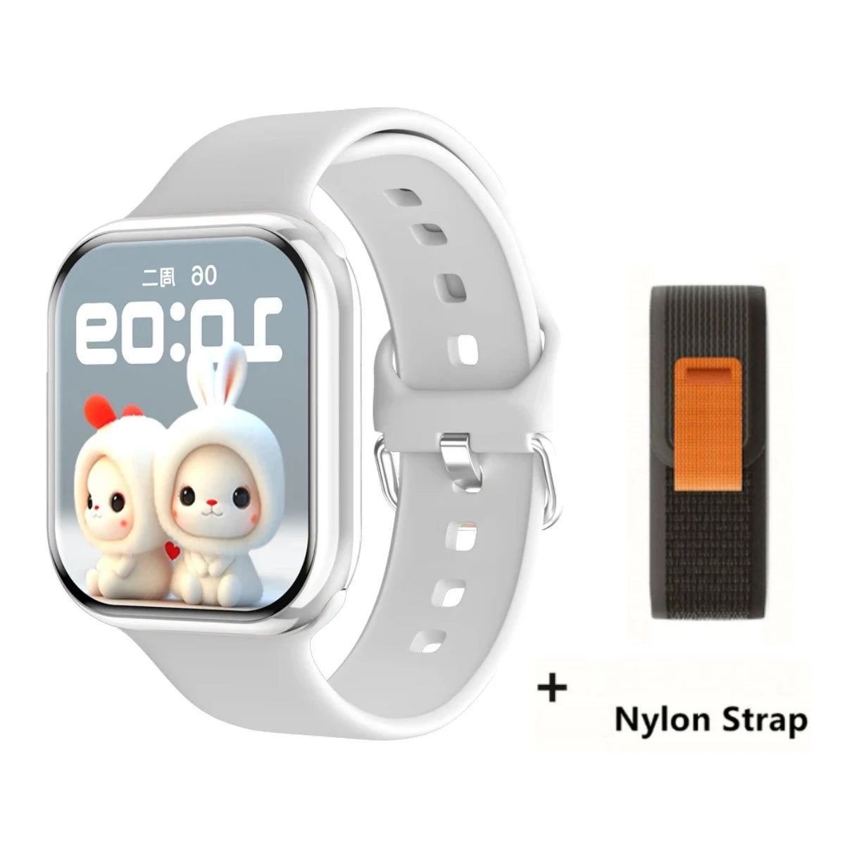 Montre connectée GPS pour hommes et femmes, compatible avec Apple Watch série 10, affichage permanent, mesure de la température corporelle, appels Bluetooth, NFC, pour iOS et Android