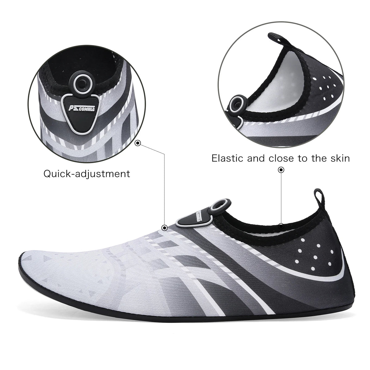 Chaussures de plongée femmes Aqua chaussures hommes plage natation Sport nautique chaussettes pieds nus Sneaker Fitness danse natation surf plongée en apnée chaussure