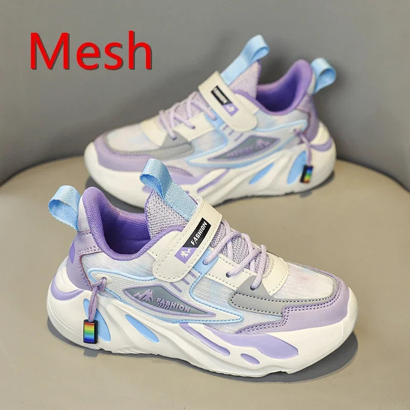 Chaussures décontractées en fourrure chaude pour filles, baskets épaisses de princesse, mignonnes pour enfants, été, hiver, 3, 5, 6, 7, 8