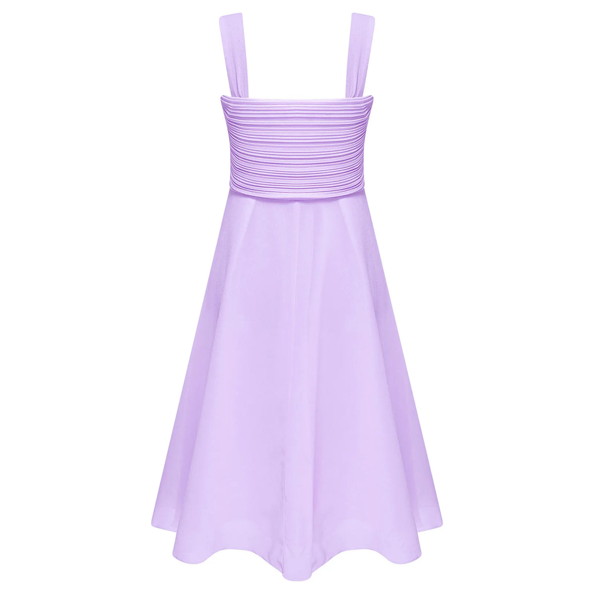 Robe de soirée élégante pour enfants filles, robe Maxi sans manches, corsage froncé en mousseline, robe de princesse de demoiselle d'honneur de mariage