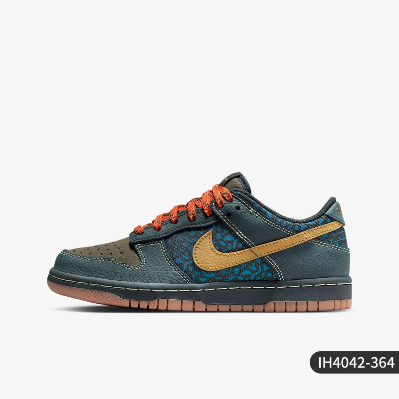 Nike véritable Dunk Low GS chaussures de sport basses pour femmes et enfants IH4042-364