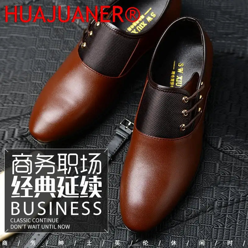 Chaussures habillées classiques pour hommes 2026, bout rond, en cuir de vachette, décontractées et élégantes, pour mariage, style Oxford, grandes tailles 38-48