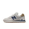 New Balance NB 574 Chaussures de course décontractées à tige basse avec amorti en tissu, résistantes à l'abrasion, unisexes, grises