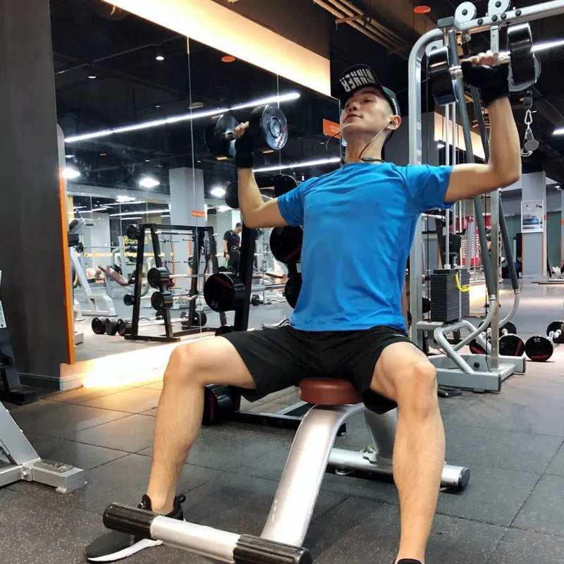 Chemises de course pour hommes, maillots de football, t-shirts de sport réfléchissants, hauts de jogging athlétiques à séchage rapide, vêtements de sport pour la gym et l'entraînement