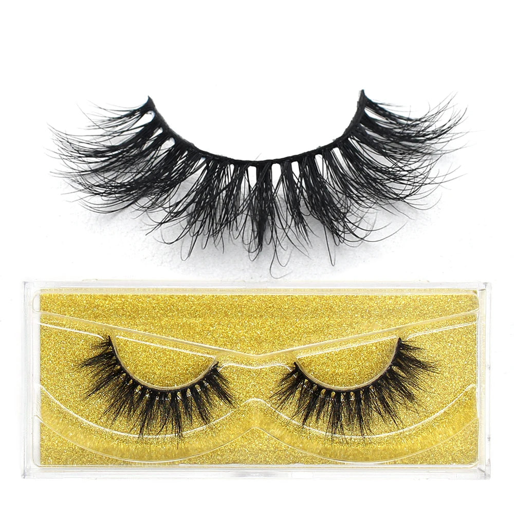 FOXESJI cils 3D vison cils populaire naturel long moelleux dramatique Extension de cils maquillage cils complet faux cils