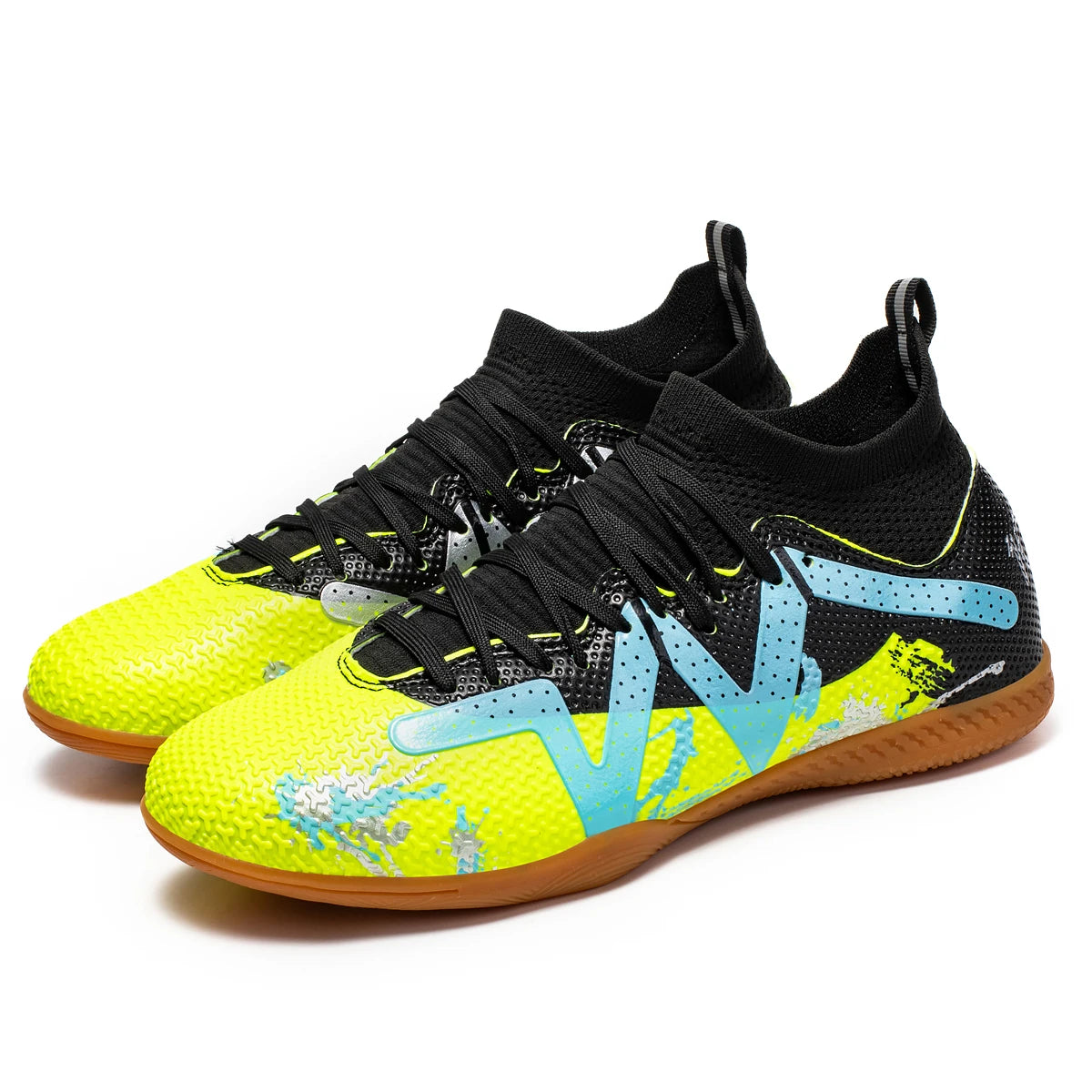 Chaussures de Football professionnelles à fond plat pour hommes, chaussures d'entraînement confortables et durables pour adultes, chaussures de Football antidérapantes pour adolescents