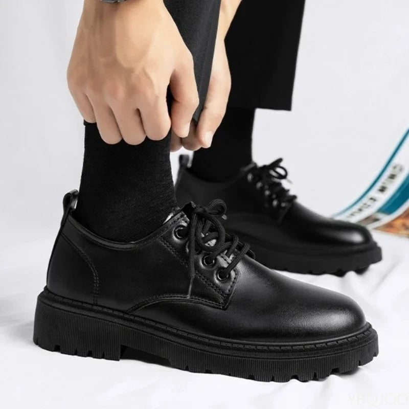 Bureau d'affaires vêtements de cérémonie décontracté à lacets chaussures pour hommes printemps et automne mode nouveau respirant anti-dérapant chaussures pour hommes 2026
