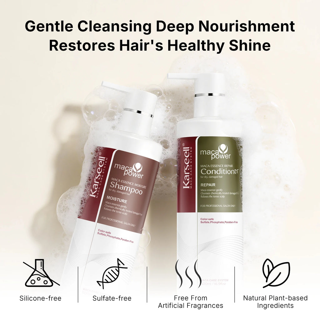 Traitement capillaire au collagène Karseell, réparation et soin, shampooing et après-shampooing pour cheveux secs et abîmés, tous types de cheveux, soin capillaire, cadeau