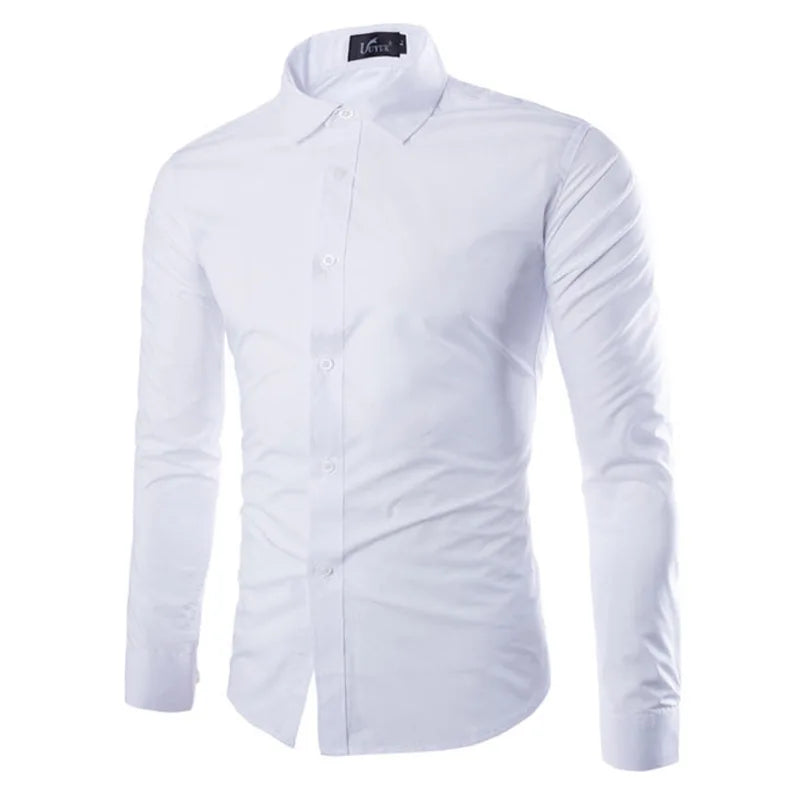 14 couleurs couleur unie hommes à la mode couleur bonbon chemise hommes décontracté à manches longues chemise pour hommes