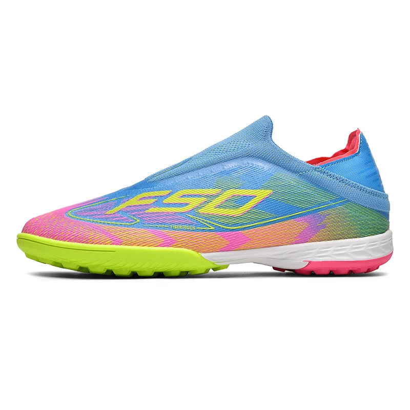 Chaussures de football pour hommes et femmes, crampons FG/TF, bottes de football originales professionnelles, pour entraînement sur gazon et en salle, baskets unisexes antidérapantes