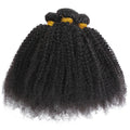 Mèches mongoliennes naturelles Remy crépues et bouclées afro, extensions de cheveux à double trame, document naturel, extrémité complète, 1/3 pièces par lot, 100g/pièce