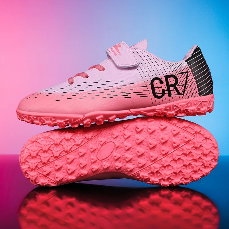Nouvelles chaussures de football pour hommes et enfants, crampons professionnels antidérapants ultralégers pour garçons, chaussures de match de football, chaussures d'entraînement, livraison directe