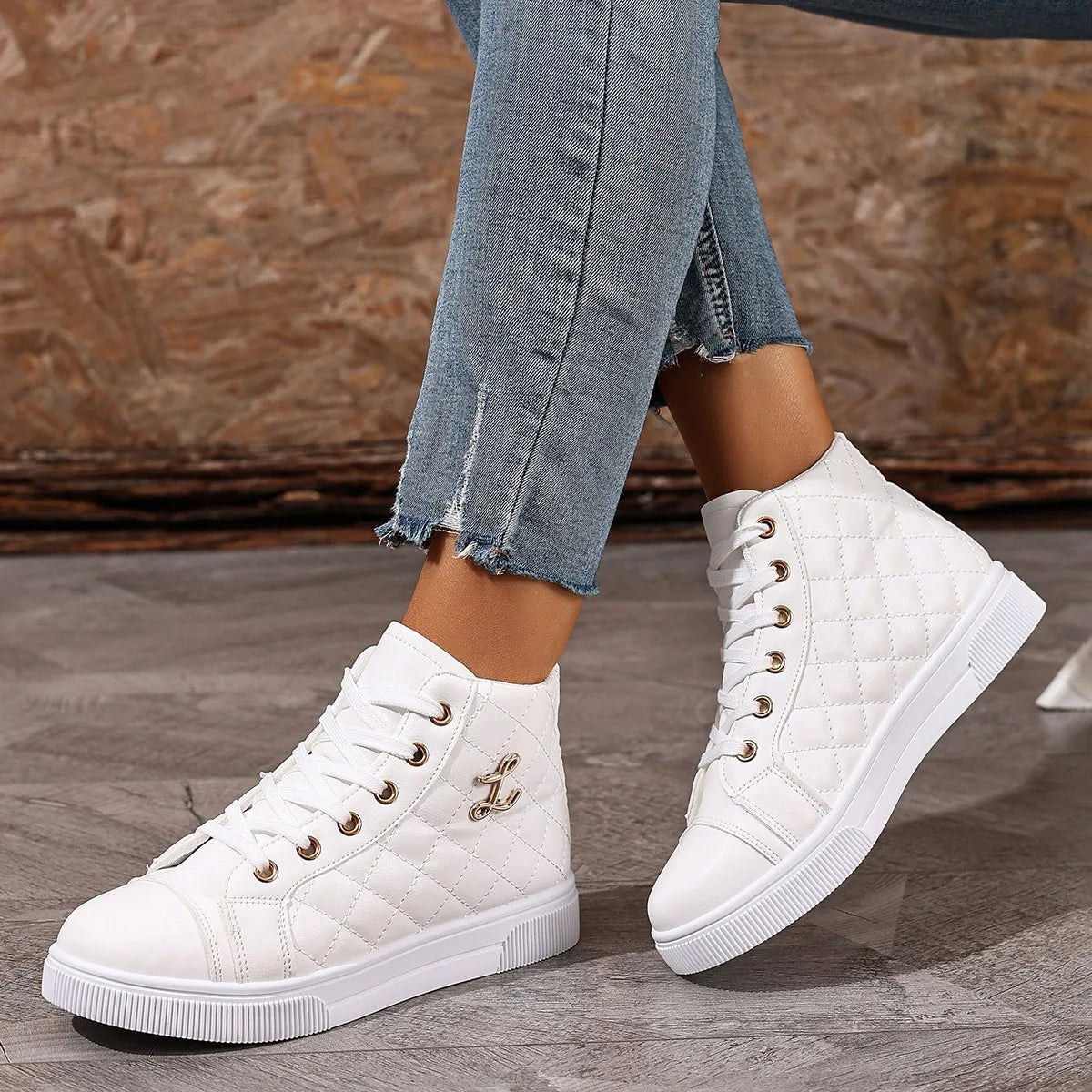 Chaussures confortables à la mode pour femmes, chaussures de sport et de loisirs élégantes à tête ronde, couleur unie, nouvelle collection printemps et automne