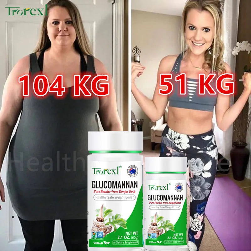 Poudre de glucomannane 100 pièces, perte de poids | bobines alien & bobines arien | Sans OGM, Sans Gluten