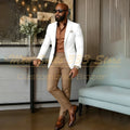 Costumes pour hommes slim fit, luxe, simple boutonnage, ensemble veste et pantalon 2 pièces, vêtements pour hommes de haute qualité, costume d'affaires homme