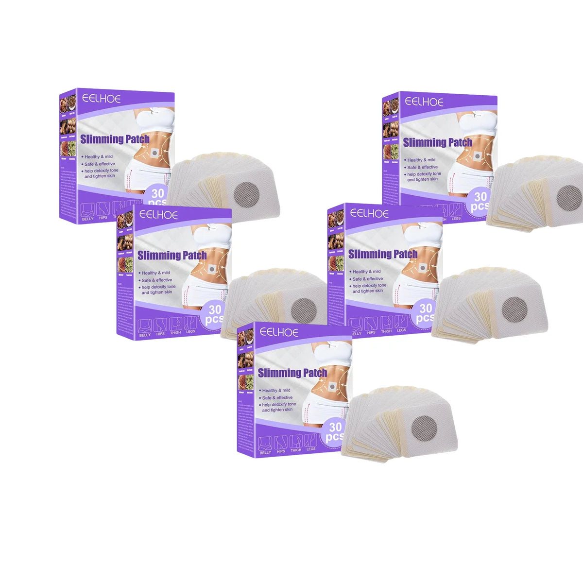 Patchs amincissants pour sculpter le corps, autocollants pour le ventre, taille grasse, nombril, brûle le corps, produits raffermissants pour perte de poids