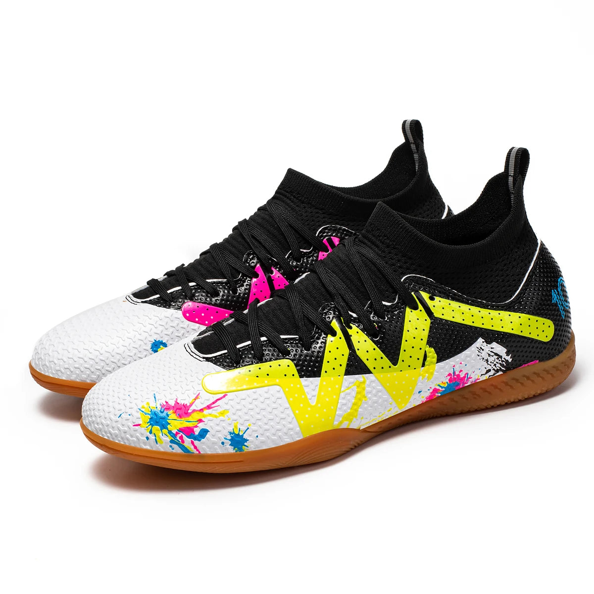 Chaussures de Football professionnelles à fond plat pour hommes, chaussures d'entraînement confortables et durables pour adultes, chaussures de Football antidérapantes pour adolescents