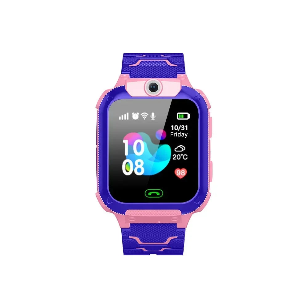 Montre connectée pour enfants Lenovo 2027, nouvelle version 5G, GPS, carte SIM, appel SOS, caméra, étanche, pour garçons et filles, cadeau
