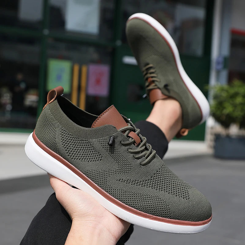 Chaussures coulissantes pour hommes mocassins de chaussures de sport en maille, chaussures antidérapantes chaussures décontractées coupe basse chaussures de sport décontractées best-seller chaussures de créateur 2025