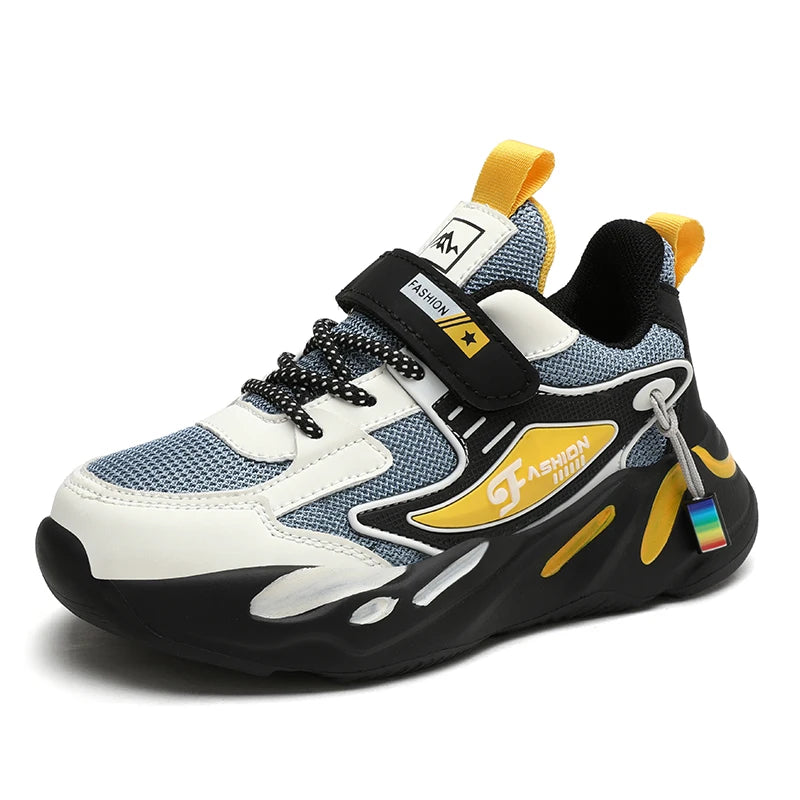Baskets en maille respirante pour enfants, chaussures de course, plates et décontractées, grande taille 39 40, nouvelle collection 2023