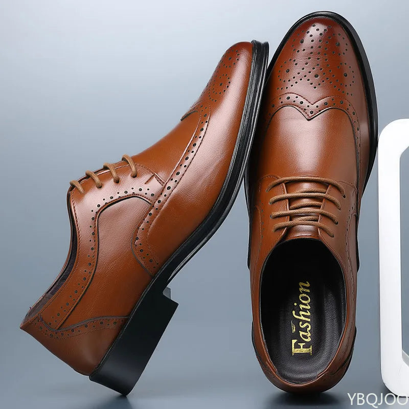 Chaussures habillées pour hommes, grande taille, élégantes, à bout pointu, confortables pour le quotidien, multifonctionnelles, pour le bureau et les mariages
