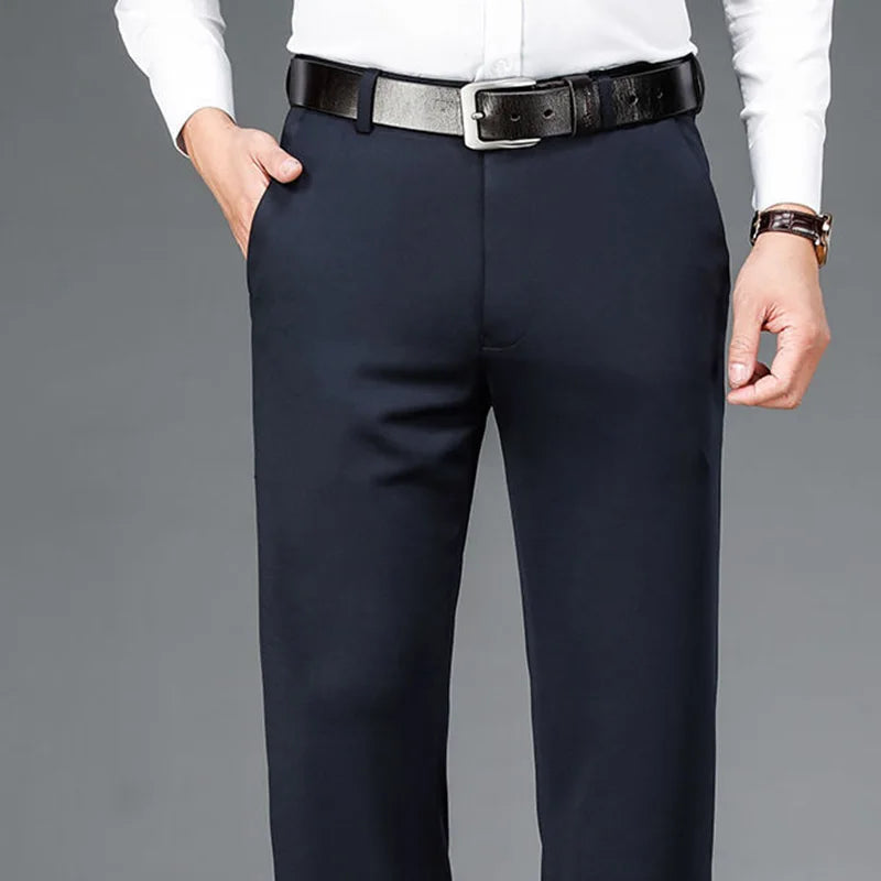 10XL surdimensionné hommes pantalons d'affaires hiver pantalons pour hommes homme décontracté formel couture vêtements costume Social vêtements pantalons pantalons hommes