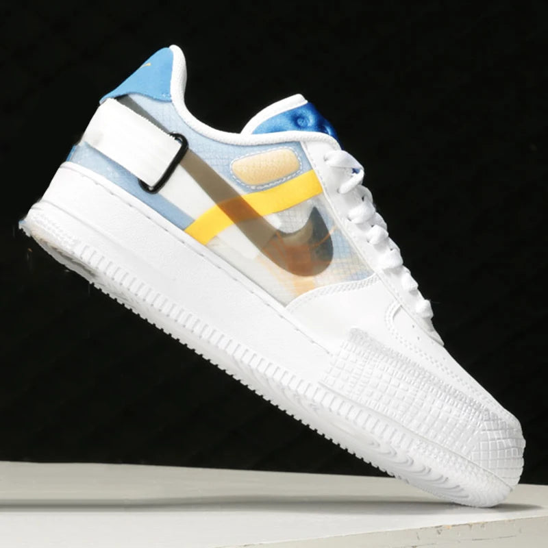 Nike véritable AIR Force 1 chaussures de sport décontractées à la mode pour hommes et femmes CK6923-101